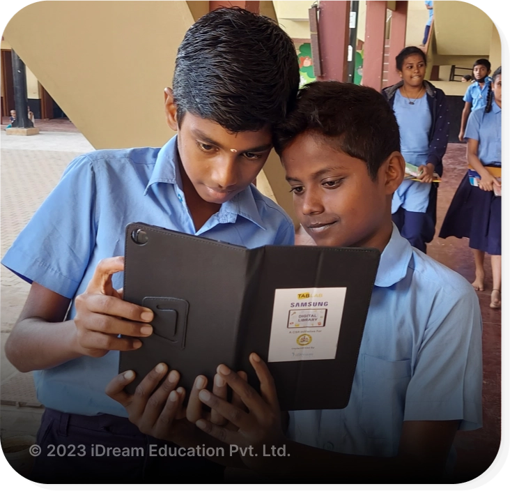 Depiction of Happy Learners of iPrep from Educational govt projects led by iDream education EdTech for Engaging digital Education