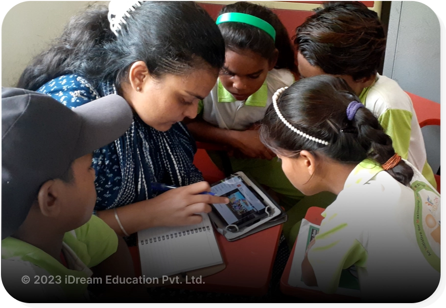 An image of iPrep learning Tablets by the early learning company iDream Education enabling personalized instruction for junior grades